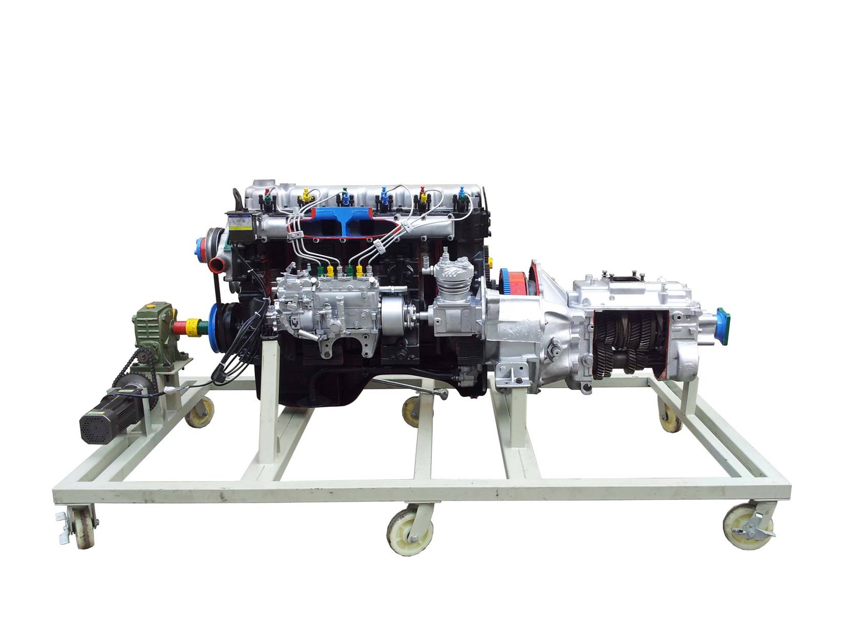 <b>斯太尔汽车发动机与手动变速器解剖模型</b>